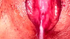 Freshly Deflowered Pink Pussy Takes Creampie Closeup Today?