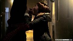 in spider-man xxx parody capri anderson rides big cock cowgirl then doggystyle deepthroat cumshot