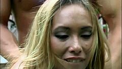 nerdy asian slut wrecked by first monster cock in tight asshole!