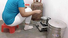 my girlfriend's tight pussy milked my cum deep inside!