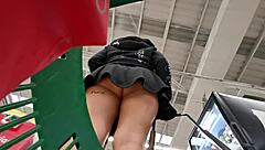 milf mexicana gets her ass hunted in the supermarket