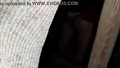 Step-aunt masturbates hairy pussy to orgasm while watched