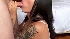 wife sucks big tits brunette stranger cock rides him doggystyle for cuckold hubby 😈🍆💦