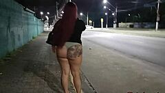 Ever wonder how Sabrina Strong's giant tattooed Brazilian ass stops traffic in public spots?