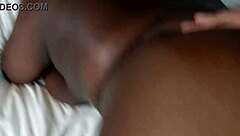 she takes that big white cock deep in the hotel room doggystyle and missionary