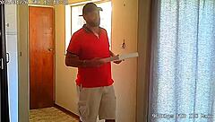 caught wife fucking pizza guy on my spycam doggystyle