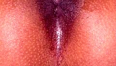 My tight hole grips his cock so hard it turns white from the squeeze