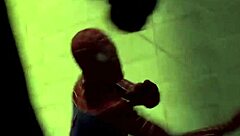 in spider-man xxx parody capri anderson rides big cock cowgirl then doggystyle deepthroat cumshot