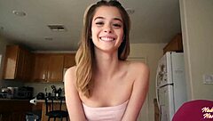 cute molly little teases with feet lick before pov pussy pounding by nade nasty