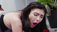 Jane Wilde gets roughed by big black cock yoga teacher