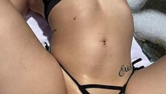 latina babe wakes up to deep blowjob then bent over beach anal from blakeproductions