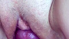 Watch my tight pussy take that warm close-up cumshot creampie