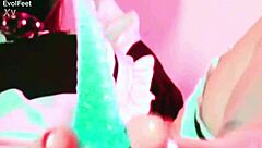 Ever had a latina maid's nylon feet wrapped around your cock for the ultimate footjob?