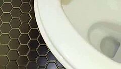 roomie leaves thongs in bathroom... i jerk my crazy hard cock then fuck her tight pussy later