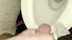 roomie leaves thongs in bathroom... i jerk my crazy hard cock then fuck her tight pussy later