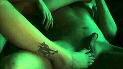 she gives her stepbrother a sexy oiled footjob in sensual play