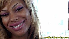 beautiful black trannies stretch pierced asses wide with huge toys up close