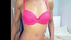 Magrinha Teases Sensually with Slow Masturbation and Body Worship