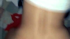 damn this skinny lingerie milf's leakin milk hot af