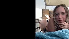 'This bikini suits the young blonde gringa perfectly,' she says.