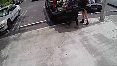 Amateur couple shares quick fuck and blowjob session