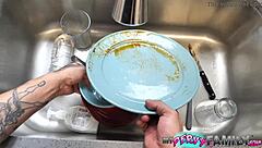 Big titty snobby stepsis gets pranked then roughly banged in taboo POV group scene