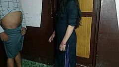 maid caught changing dress jerks off servant then fucks his cock doggystyle