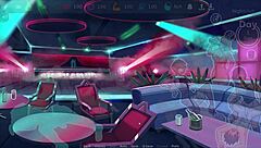 Rough Futanari Threesome Anal Creampie At Pub