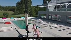 mia split & alexa flexy bend acrobatic for interracial anal double 😈🍑🔥