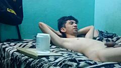 skinny guy gets intimate sensual massage turning pleasurable