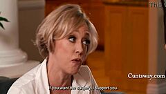 hey busty stepmom dee williams eases kimmy kimm's tiny asian boob worries with hot lesbian action