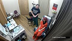 what if nurse alexandria wu spreads shaved pussy in latex hospital humiliation