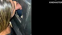 Pierced Brazilian Wife with Big Pussy Sucks Multiple Cocks in Car Cabin