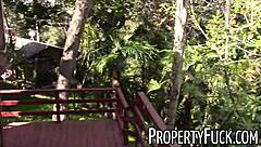 i got tricked into outdoor fuck by this camera perv