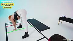 Lauren Phillips and Rose Lynn unmask for interracial threesome muff dive