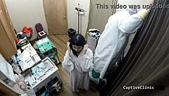 what if nurse alexandria wu spreads shaved pussy in latex hospital humiliation