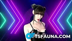 11-inch bbc dildo stretches hot shemale ass wide open