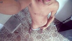 Small cock solo masturbation showcase for loyal subscribers
