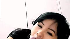 Sobrinha sneaks blowjob on uncle while wife sleeps then shocks at facial cumshot