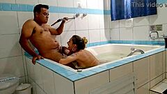 blonde asian amateur bends for intense anal pounding