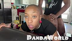 you bald ebony slut take my bbc deep in your asshole
