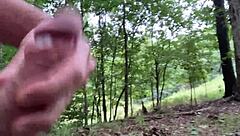 Clitlicker662 Sloppy Outdoor Public Solo Masturbation