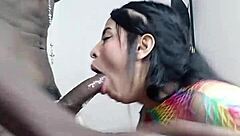 wanna see her suck my bbc before anal creampie finish?