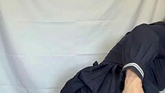 hey sailor uniform slut, your ass plug and lingerie make me question everything