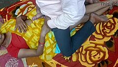 Hot Swinger Wife in Yellow Saree Gets Intense Chudai After Husband Sleeps