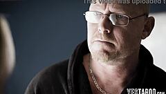 latina teen babysitter bent over for boss's monster cock doggystyle pounding