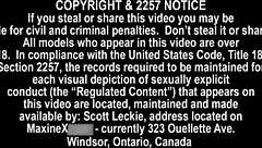 fred nutz CUMS hard on maxine x's pretty FACE interracial