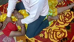 Hot Swinger Wife in Yellow Saree Gets Intense Chudai After Husband Sleeps