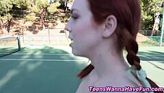 Teen lesbians finger cunts muff dive at wild party orgy