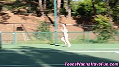 Teen lesbians finger cunts muff dive at wild party orgy